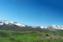 Panorámica de Acebedo desde la Cuesta Rosa