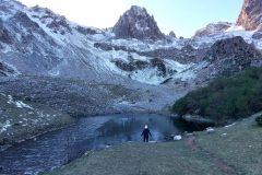 Laguna de Mampodre en invierno